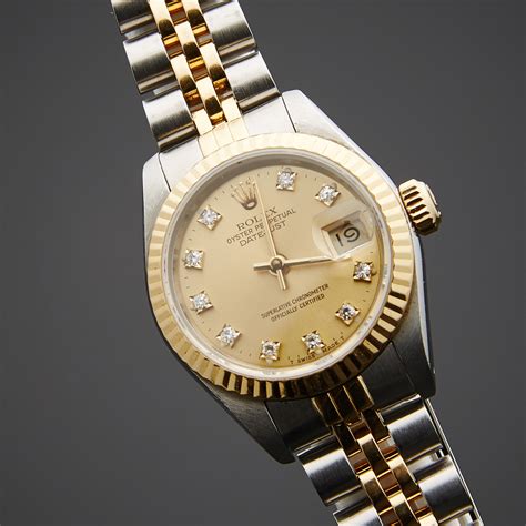 womens gold datejust rolex|pre owned Rolex ladies Datejust.